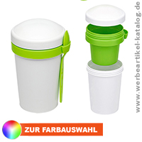 Bio-Müslibecher to go, Werbemittel aus nachhaltigen Rohstoffen (Zuckerrohr) Bio-Müslibecher to go, Werbemittel aus nachhaltigen Rohstoffen (Zuckerrohr)