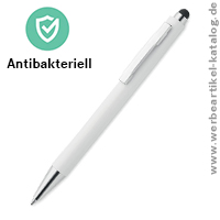 BLANQUITO CLEAN, Kugelschreiber mit antibakteriellem Schaft, bedruckt mit Ihrem Logo.