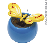 Brimstone -  Wackel Schmetterling mit Solarzellen als Werbeartike