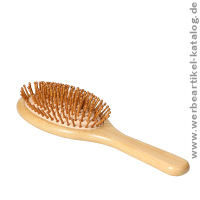 Haarbrste Comb, natur, als Werbegeschenk mit Ihrem Logo!