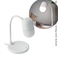 CAPUSLA LED Lampe mit induktiver Ladestation als Kundengeschenk mit Ihrem Logo! CAPUSLA LED Lampe mit induktiver Ladestation als Kundengeschenk mit Ihrem Logo!