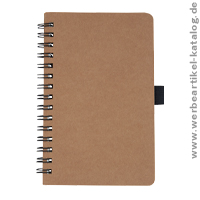 Cobble A6 Notizbuch mit Spiralbindung aus recyceltem Karton mit Steinpapier, als Werbemittel, bedruckt mit Ihrem Logo! Cobble A6 Notizbuch mit Spiralbindung aus recyceltem Karton mit Steinpapier, als Werbemittel, bedruckt mit Ihrem Logo!