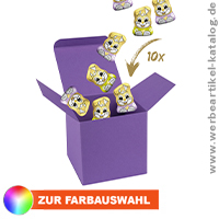 ColorBox Mini Gold Bunny - süße Überraschung an Ostern für Mitarbeiter und Kunden, bedruckt mit Ihrem Logo!