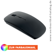 Curvy, kabellose optische Maus - Werbeartikel bedruckt mit Ihrem Logo. 