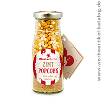 DIY Flasche Zimt Popcorn, Weihnachtsgeschenke für Firmen!