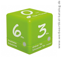 Digitaler Tee-Timer CUBE TIMER - Werbegeschenk fr Teetrinker! 