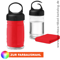 FRIS Trinkflasche und Sporthandtuch  , als Werbeartikel mit Ihrem Logo bedruckt. 