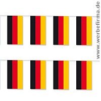 Fahnenkette Deutschland Werbeartikel zur Dekoration auf Veranstaltungen