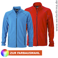 Outdoor Fleecejacke fr Damen und Herren, individuell mit Ihrem Logo