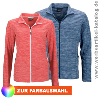 Fleecejacke in modischer Melange-Optik, Werbejacken mit Ihrem individuellen Branding! Fleecejacke in modischer Melange-Optik, Werbejacken mit Ihrem individuellen Branding!