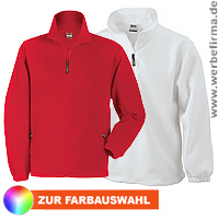 Fleece Jacke oder Fleece Shirt als Werbegeshenk mit Ihrem Logo.