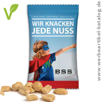 Geröstete Erdnüsse - delikate Werbeartikel Knabbereien!

