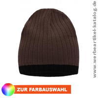 Gnstige Strickmtze als Werbeartikel - Knitted Hat.