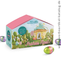 Haus Prsent Ostern, se Werbegeschenke fr Ihre Kunden!