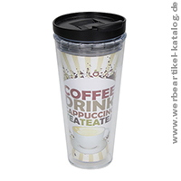 Isolierbecher Mocha, transparent als Werbemittel mit Ihrem Logo! Isolierbecher Mocha, transparent als Werbemittel mit Ihrem Logo!