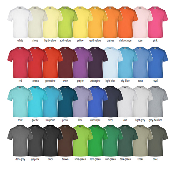 Round-T Medium, Herrenshirt mit Werbung Round-T Medium, Herrenshirt mit Werbung