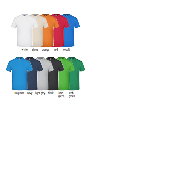 V-T Medium Werbeshirt mit V-Ausschnitt aus Single-Jersey. V-T Medium Werbeshirt mit V-Ausschnitt aus Single-Jersey.