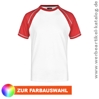 Mens Raglan-T, bedruckte T-Shirts in ansprechenden Farben., bedruckte T-Shirts in ansprechenden Farben