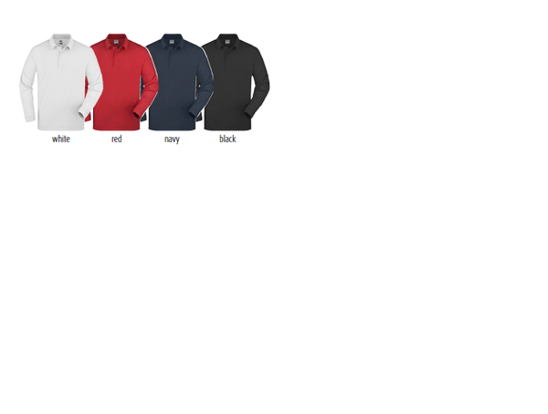 Polo Pique Heavy Long Sleeved - klassiches Herren Langarm Polo mit Ihrer Werbung Polo Pique Heavy Long Sleeved - klassiches Herren Langarm Polo mit Ihrer Werbung