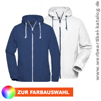 Sailing Jacket - junge funktionelle Wetterjacke als Werbeartikel mit Ihrem Logo