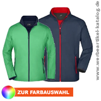 Funktionelle Softshell-Jacke für Sport und Promotion, mit Ihrer Werbung! 