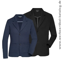 Klassischer Sweatblazer fr Damen und Herren als attraktive Businesskleidung in angenehmer French-Terry-Qualitt.