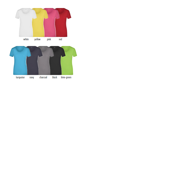 Ladies Stretch Round-T, Werbeshirt für Damen mit Ihrem Logo gebrandet. Ladies Stretch Round-T, Werbeshirt für Damen mit Ihrem Logo gebrandet.