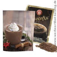 Klappkärtchen Schokotraum, Streuartikel für Weihnachten! Inhalt: Trinkschokolade 25g Klappkärtchen Schokotraum, Streuartikel für Weihnachten! Inhalt: Trinkschokolade 25g