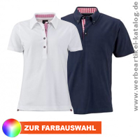 Klassisches Polo im Trachtenlook - fescher Werbeartikel fr Damen und Herren!  