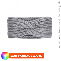 Knitted Headband - extrabreites Stirnband mit Ihrem individuellen Branding!