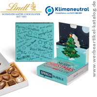 Lindt Mini Pralines in Christmas Pop-Up - Weihnachts Kundengeschenke! 