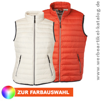 Leichte Daunenweste - Down Vest - Promotionkleidung mit Ihrer Werbung, mit der Sie Eindruck machen! Leichte Daunenweste - Down Vest - Promotionkleidung mit Ihrer Werbung, mit der Sie Eindruck machen!
