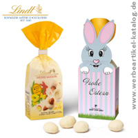 LINDT FRÜHLINGSSNACK - süße Ostergeschenke mit Ihrem Branding für Kunden, Mitarbeiter und Geschäftspartner! 