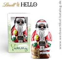 LINDT HELLO SANTA VEGAN - vegane Sssigkeiten als Werbemittel Weihnachten! 