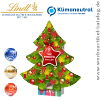 Lindt Lindor Adventsspender Baum Eco- Adventskalender bedrucken für Weihnachten!