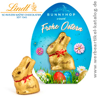 Lindt Mini Goldhase - leckerer Schokoladen Osterhase für Ihre Werbung an Ostern! 
