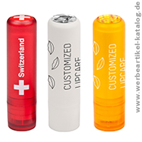 Das Doming für die perfekte Umsetzung Ihres Logos auf dem Lippenpflegestift in Photoqualiät. Das Doming für die perfekte Umsetzung Ihres Logos auf dem Lippenpflegestift in Photoqualiät.