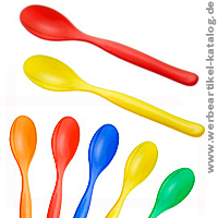 Löffel Plastic - Streuartikel in buten Farben Löffel Plastic - Streuartikel in buten Farben