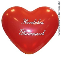 Werbeartikel Luftballons in Herzform Werbeartikel Luftballons in Herzform