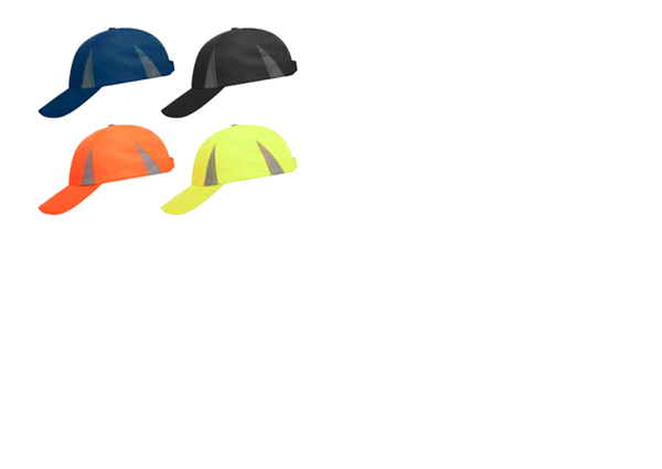Safety Cap - 6 Panel Werbecap mit reflektierenden Elementen. Safety Cap - 6 Panel Werbecap mit reflektierenden Elementen.