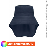 Funktionaler Hut mit extra langem Nackenschutz - Outdoor Werbemittel mit Ihrem Branding! Funktionaler Hut mit extra langem Nackenschutz - Outdoor Werbemittel mit Ihrem Branding!