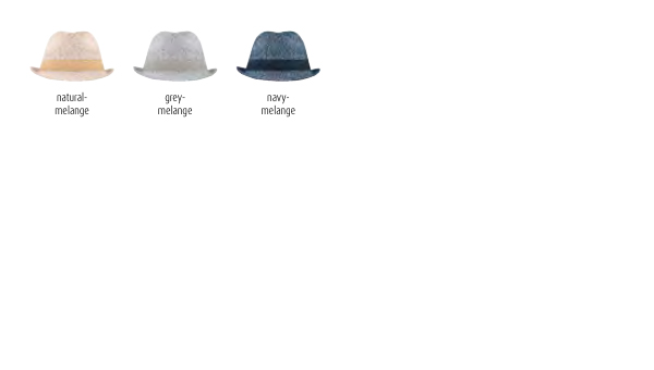 Melange Hat - Werbehut in sommerlich frischen Melange-Farben! 