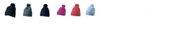 Häkelmütze mit Bommel als Werbemittel für den Winter Häkelmütze mit Bommel als Werbemittel für den Winter