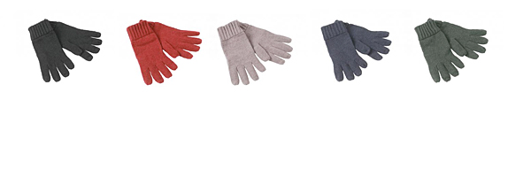 Melange Glove Basic - elegante Strickhandschuhe mit Ihrer eigenen Werbung.