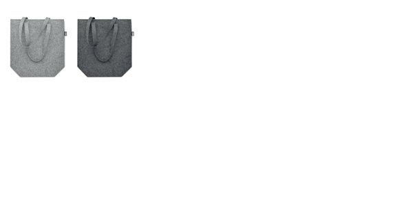 TASLO, Shopping Tasche aus RPET-Filz, als Werbetasche mit Ihrem Logo! 