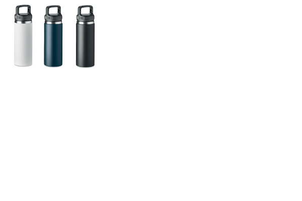 CLEO, doppelwandige Isolierflasche Edelstahl, 500 ml als Outdoor Werbegeschenk mit Ihrem Logo! 