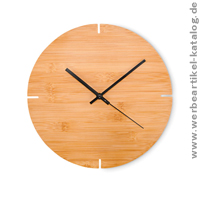 ESFERE, Wanduhr aus Bambus mit Ihrem Logo als Werbemittel! ESFERE, Wanduhr aus Bambus mit Ihrem Logo als Werbemittel!
