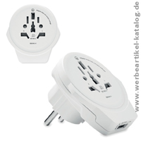 Skross Universal-Reiseadapter - Werbegeschenk für Reisebüros mit Druck Skross Universal-Reiseadapter - Werbegeschenk für Reisebüros mit Druck