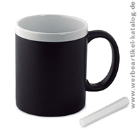 Chalky Tafelbecher, Werbeartikel Kaffeebecher aus Keramik Chalky Tafelbecher, Werbeartikel Kaffeebecher aus Keramik