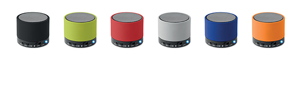 Bluetooth Lautsprecher, rund, Round Bass - Kundengeschenke, bedruckt mit Ihrem Logo. Bluetooth Lautsprecher, rund, Round Bass - Kundengeschenke, bedruckt mit Ihrem Logo.